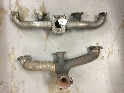 Lot 1256 - 1930s Rolls-Royce 25/30 exhaust manifold and inlet manifold (2)