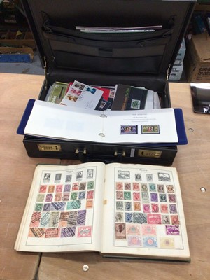 Lot 1357 - Collection of stamps in old Strand album, GB First Day Covers and Presentation Packs, Omnibus Issues