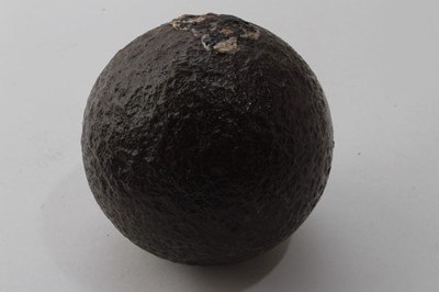 Lot 635 - Antique Iron cannon ball