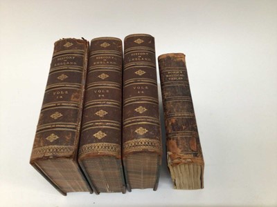 Lot 330 - Four boxes of mixed books to include History of England, six volume set, in three books, Cooks Voyages Round The World and others (four boxes)