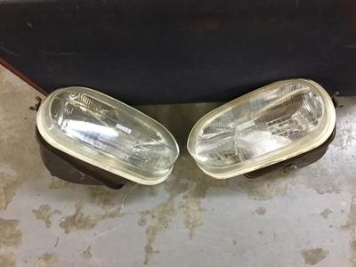 Lot 1274 - Pair Jaguar XJS headlamps in excellent original condition