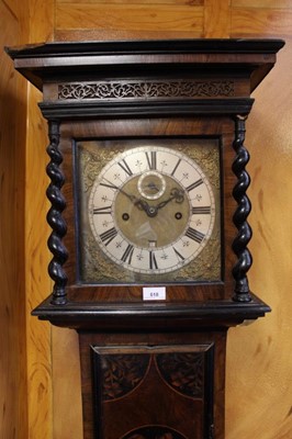 Lot 618 - Late 17th century long case clock