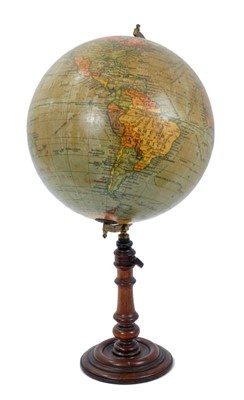 Lot 760 - Good early 20th century terrestrial desk globe