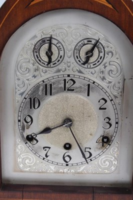 Lot 607 - Edwardian arched chiming mantel clock