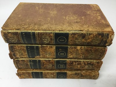 Lot 781 - William Gordon. The History of the Rise, Progress and Establishment, of the Independence of the United States of America, 4 volumes, 1788 first edition, 9 folding engraved maps, contemporary tooled...