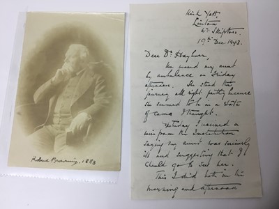 Lot 784 - Interesting collection of historic letters and ephemera