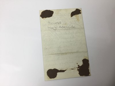 Lot 784 - Interesting collection of historic letters and ephemera