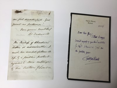 Lot 784 - Interesting collection of historic letters and ephemera