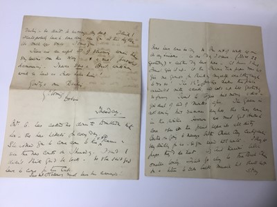 Lot 784 - Interesting collection of historic letters and ephemera