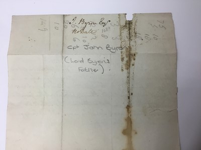 Lot 784 - Interesting collection of historic letters and ephemera