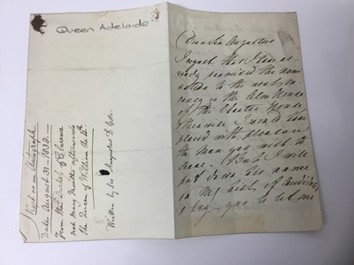 Lot 784 - Interesting collection of historic letters and ephemera