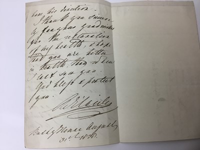 Lot 784 - Interesting collection of historic letters and ephemera