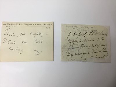Lot 784 - Interesting collection of historic letters and ephemera