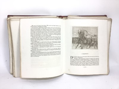 Lot 1304 - Gustavo Flaubert - Salambo illustrated by William Walcot, signed and inscribed 'to my friend Riley W. Walcot, Sept 1926, limited edition with numerous etchings
