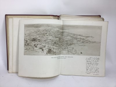 Lot 1304 - Gustavo Flaubert - Salambo illustrated by William Walcot, signed and inscribed 'to my friend Riley W. Walcot, Sept 1926, limited edition with numerous etchings