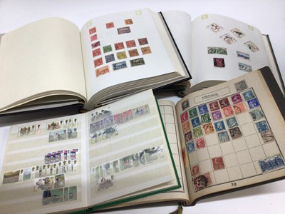 Lot 801 - Stamps World selection in stock books, albums, FDC's, PHQ cards etc mostly Junior collectors with some better countries. China, Germany etc (qty)