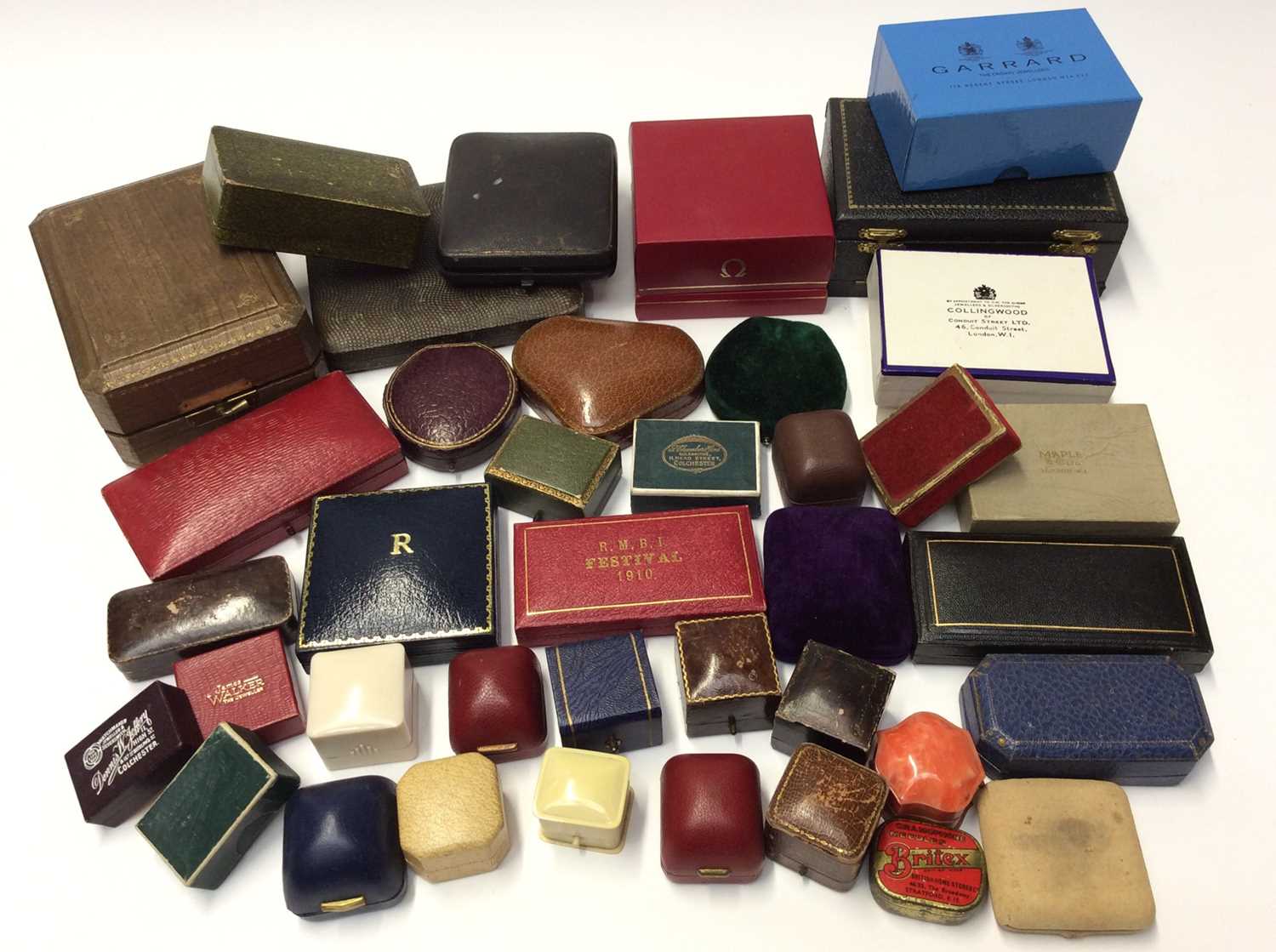 Lot 543 Selection of antique and later empty