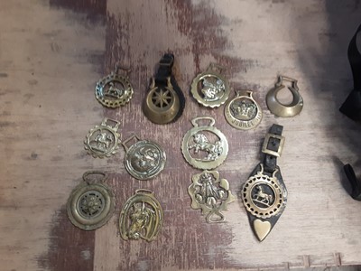 Lot 21 - Extensive collection of Horse Brasses to include RSPCA Merit badges, and others (qty)