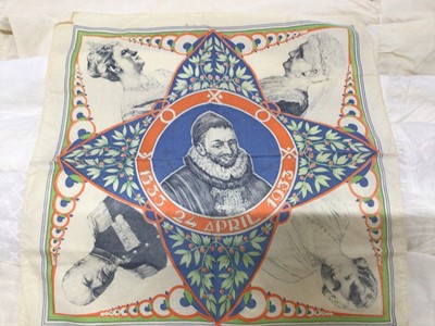 Lot 1944 - Vintage textiles including William The Silent (William of Orange ) 1533-1584