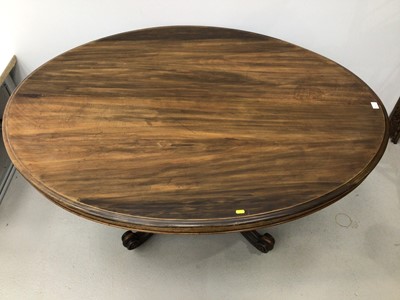 Lot 82 - Victorian mahogany oval breakfast table