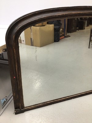 Lot 84 - Two Victorian over mantle mirrors