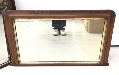 Lot 84 - Two Victorian over mantle mirrors