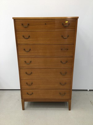 Lot 90 - Vintage Heals tall chest of drawers