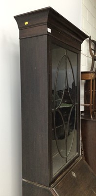 Lot 988 - Mahogany bureau bookcase, 18th century with alterations