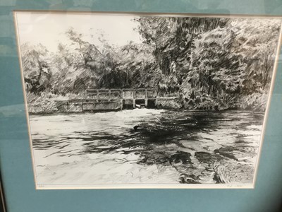 Lot 278 - Two Hugh Webster (contemporary) watercolours, together with seven signed prints