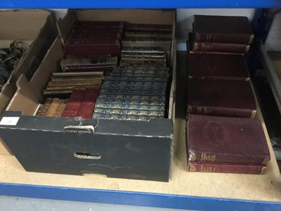 Lot 29 - Books- one box of assorted antiquarian books including Dickens books (qty)
