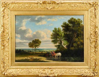 Lot 1157 - Manner of Gainsborough oil on canvas - extensive landscape