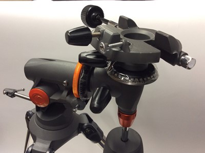 Lot 1107 - Celestron AstroMaster 130 telescope on tripod stand, with manual