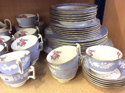 Lot 60 - Quantity of Copeland Spode Maritime Rose pattern tea and dinnerware