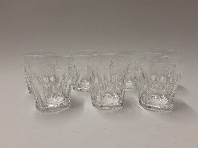Lot 211 - Set of eight Waterford Crystal Sheila pattern wine glasses and seven Sheila pattern tumblers (15)