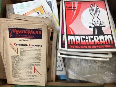 Lot 880 - Three boxes of Magic Magazines including The Gen, The Magic Wand, The Magicram etc.