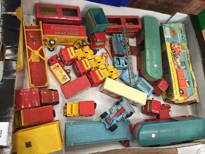 Lot 752 - Two boxes of Diecast vehicles including Corgi Chipperfields Circus and others