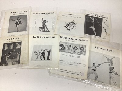 Lot 877 - One box of Circus programmes including Sir Robert Fossetts, DVDs, Flyers and other items.
