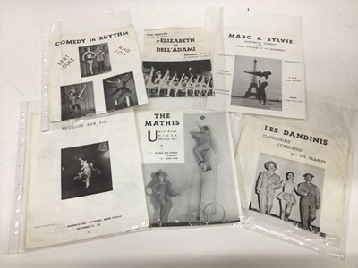 Lot 877 - One box of Circus programmes including Sir Robert Fossetts, DVDs, Flyers and other items.