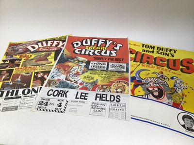 Lot 875 - Circus Posters (x75) including Bertram Mills, Carters, Duffy's, Vegas and others.