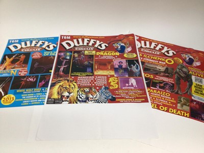 Lot 875 - Circus Posters (x75) including Bertram Mills, Carters, Duffy's, Vegas and others.