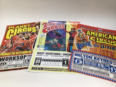 Lot 876 - Circus Posters (x75) including Circus Vegas, Russian Circus, Santus Circus and others.