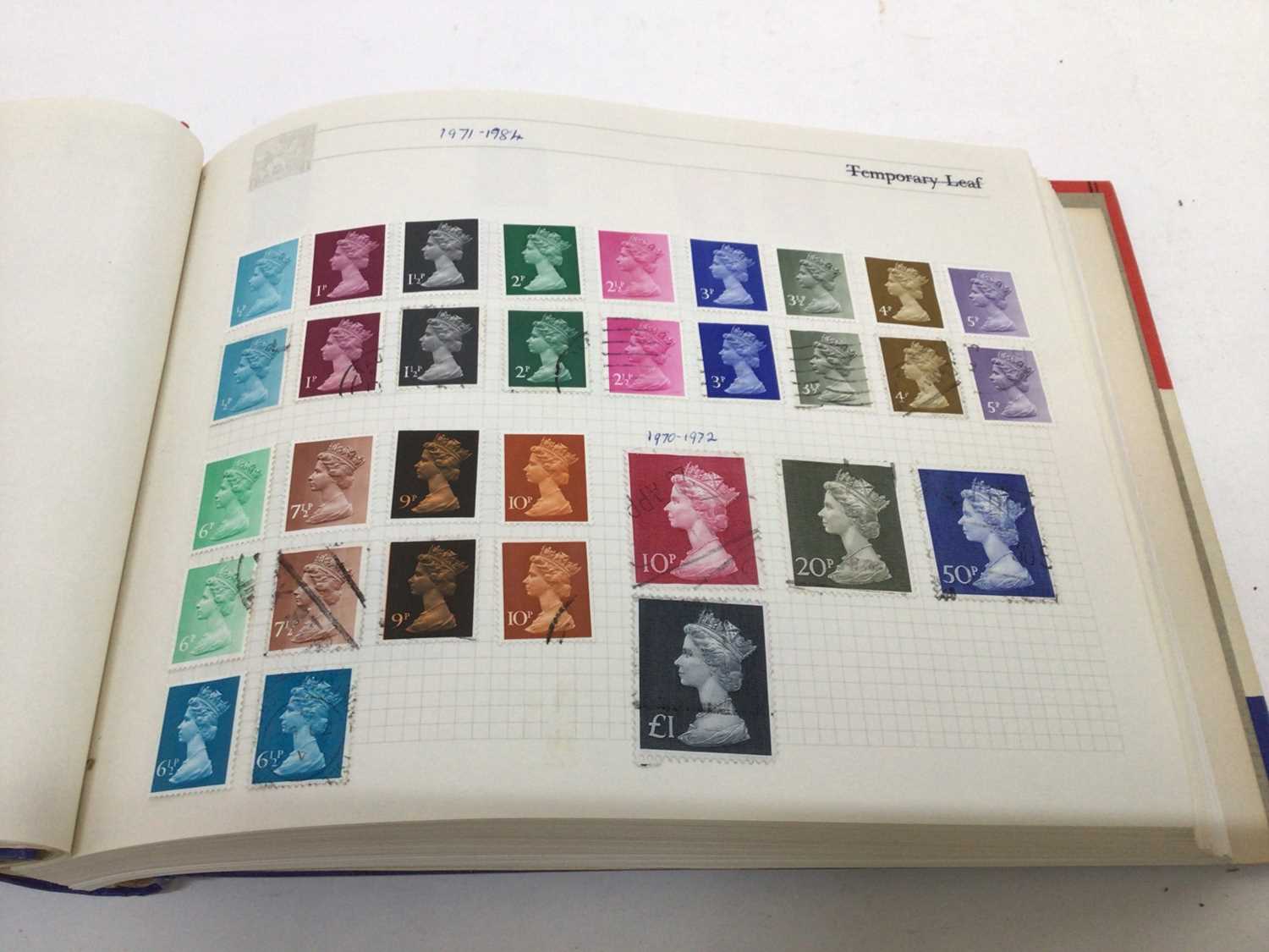 1970's Stamp Collection In Book