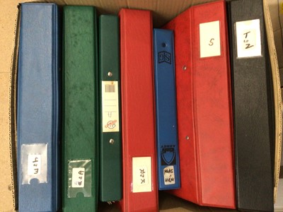 Lot 896 - Stamp collection GB and World accumulation in three boxes including albums, stockbooks, FDCs etc