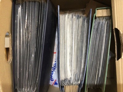 Lot 896 - Stamp collection GB and World accumulation in three boxes including albums, stockbooks, FDCs etc