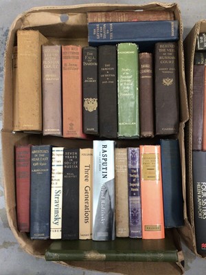 Lot 836 - Two boxes of Russian history books