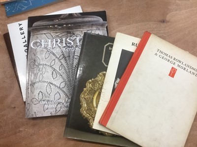 Lot 847 - Box of books, auction catalogues etc, including Christie's work of art from the Bute Collection, also Christie's Codex Leicesger, Sotherby's Arts from the Beatty Collection, fine copy of Sotherby's...