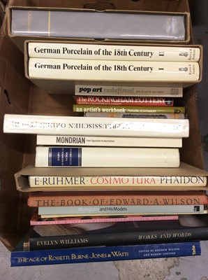 Lot 852 - Four boxes of books - relating to Italy, Germany and the arts, art reference