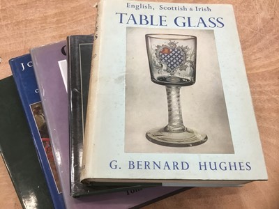 Lot 861 - Books - Scottish Art and Glass, including G Bernard Hughes - English and Scottish table glass, 1956 first edition, Peter Savage - Lorimer and the Edinburgh Craft Designers, Tom Hewlett - Cadelll, V...