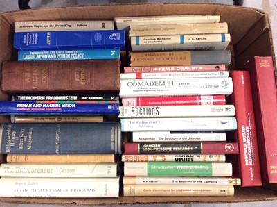 Lot 862 - Three boxes of books on Research and Development