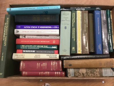 Lot 863 - One box of books, History of medicine